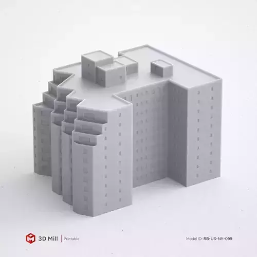 3D Print miniature building RB-US-NY-099 3D print model