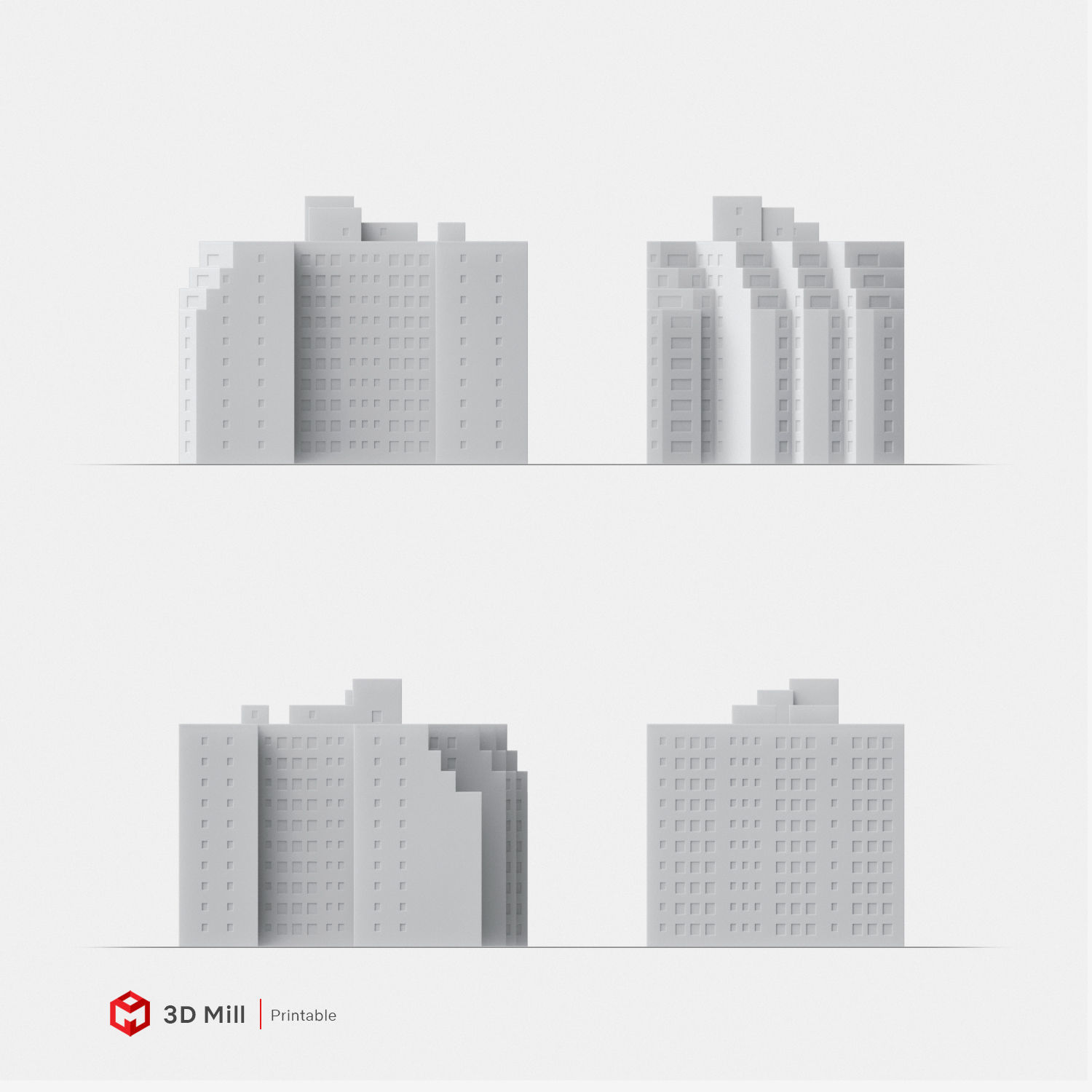 3D Print miniature building RB-US-NY-099 3D print model_2