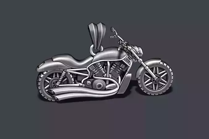 Motorcycle pendant 3d 3D print model