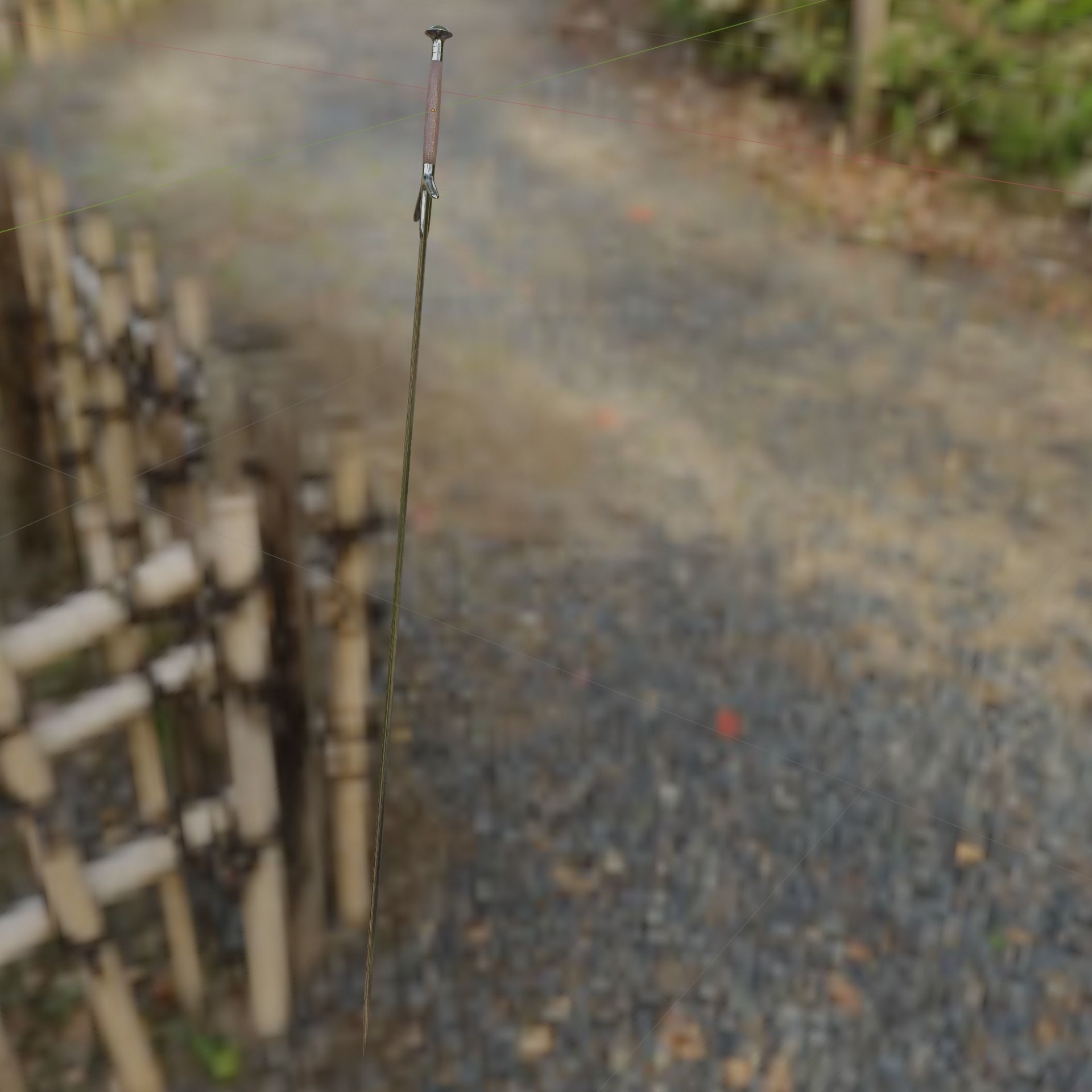 Iron sword low poly 3D model PBR game ready Low-poly 3D model_5