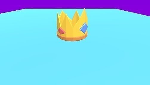 Low Poly Crown king Free low-poly 3D model