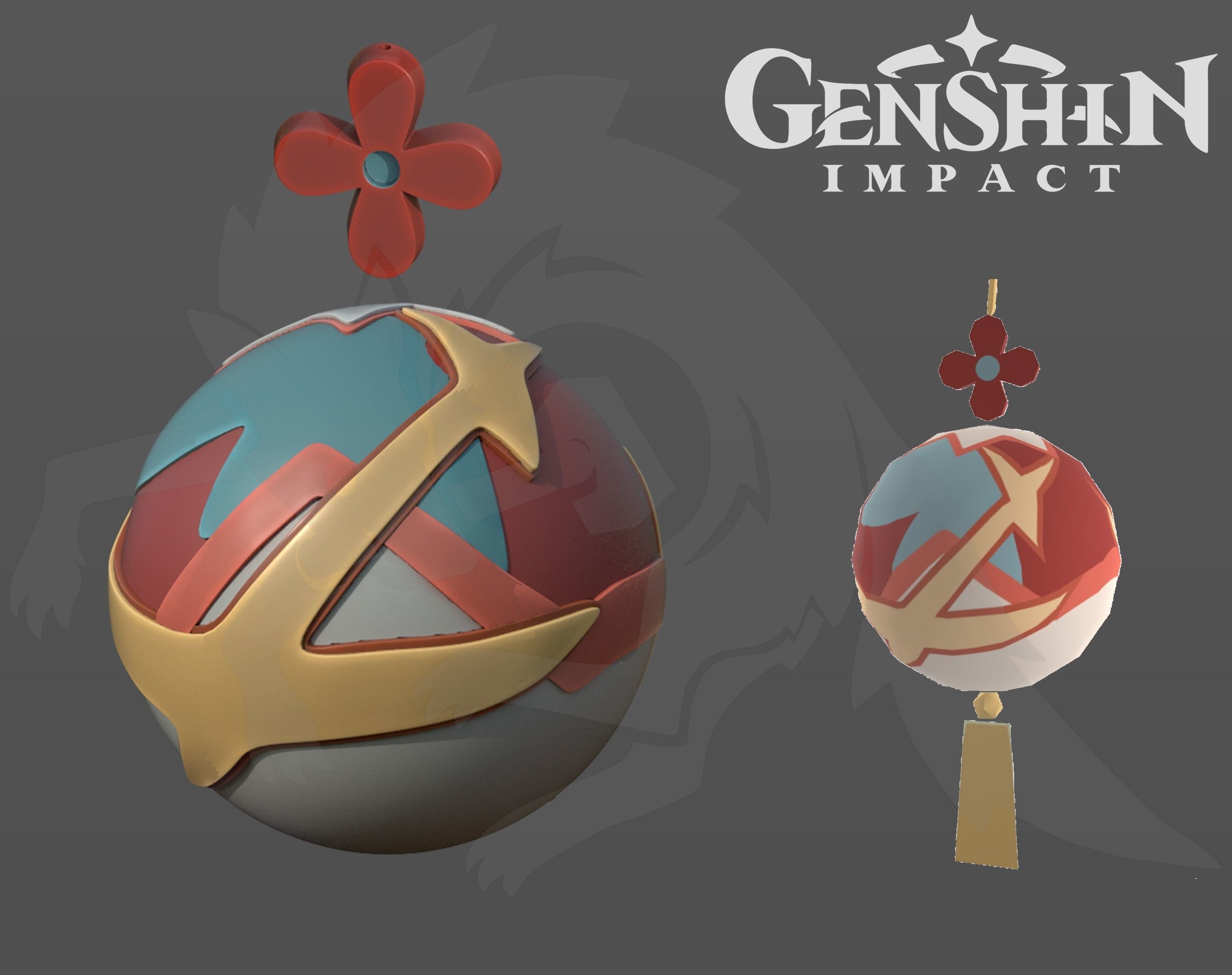 GENSHIN IMPACT YOIMIYA COSPLAY ACCESSORIES 3D MODEL 3D print model_4