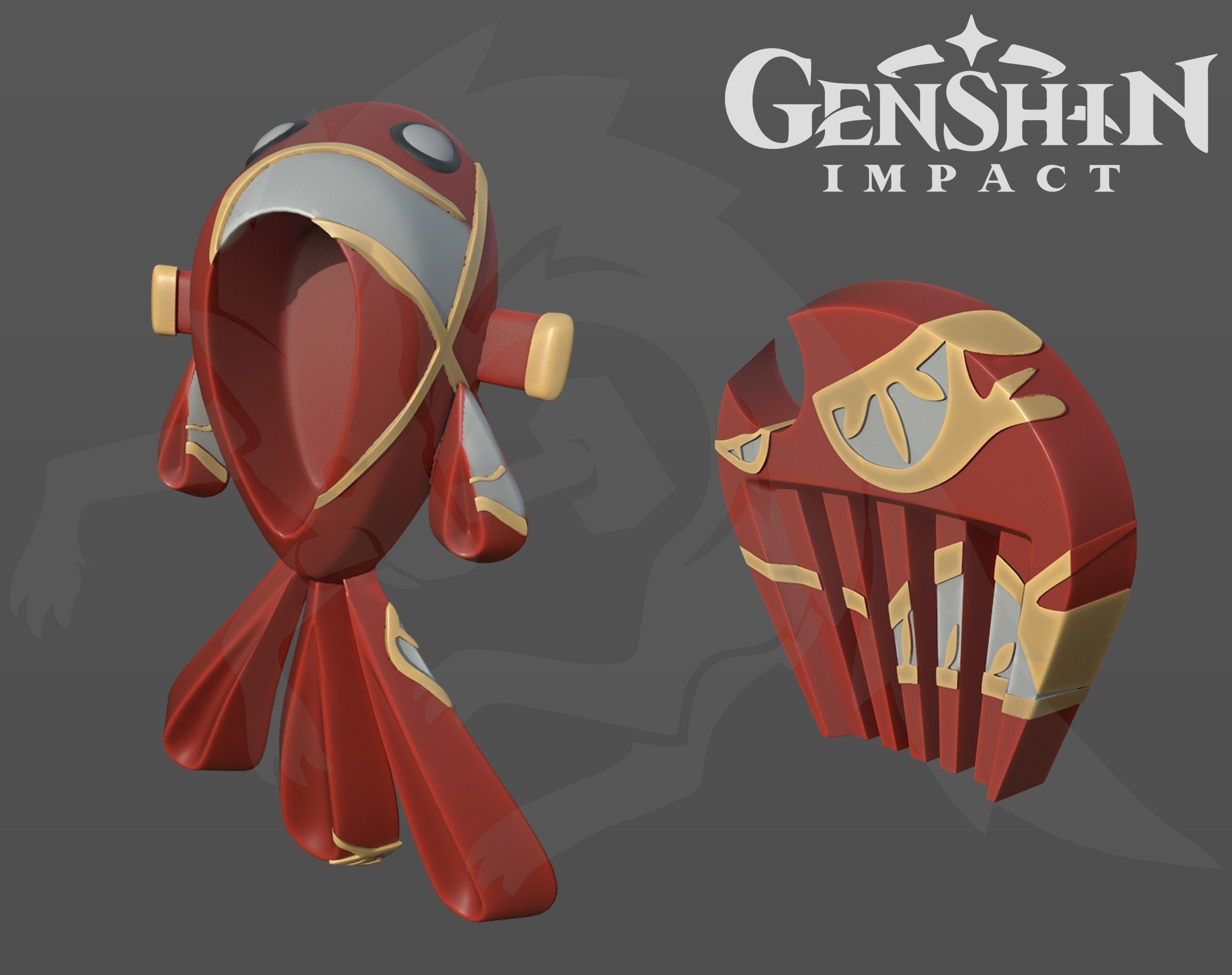 GENSHIN IMPACT YOIMIYA COSPLAY ACCESSORIES 3D MODEL 3D print model_5