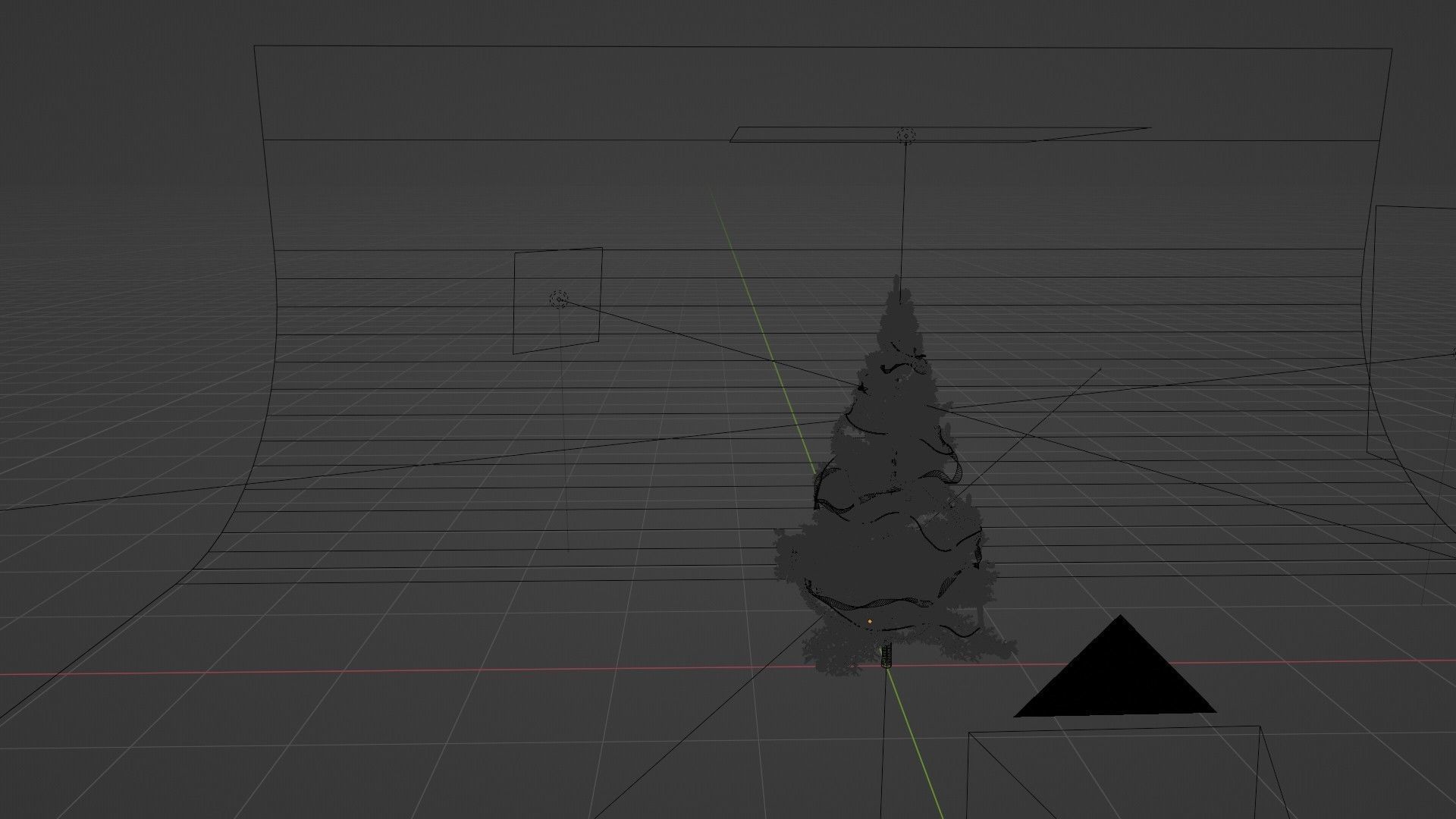 christmas tree with geometry nodes  3D model_8