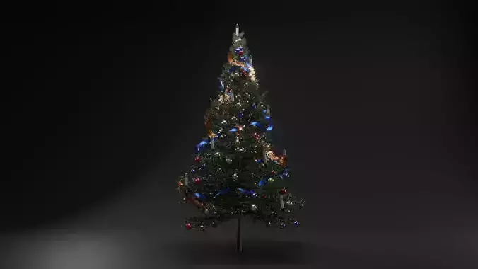 christmas tree with geometry nodes 
