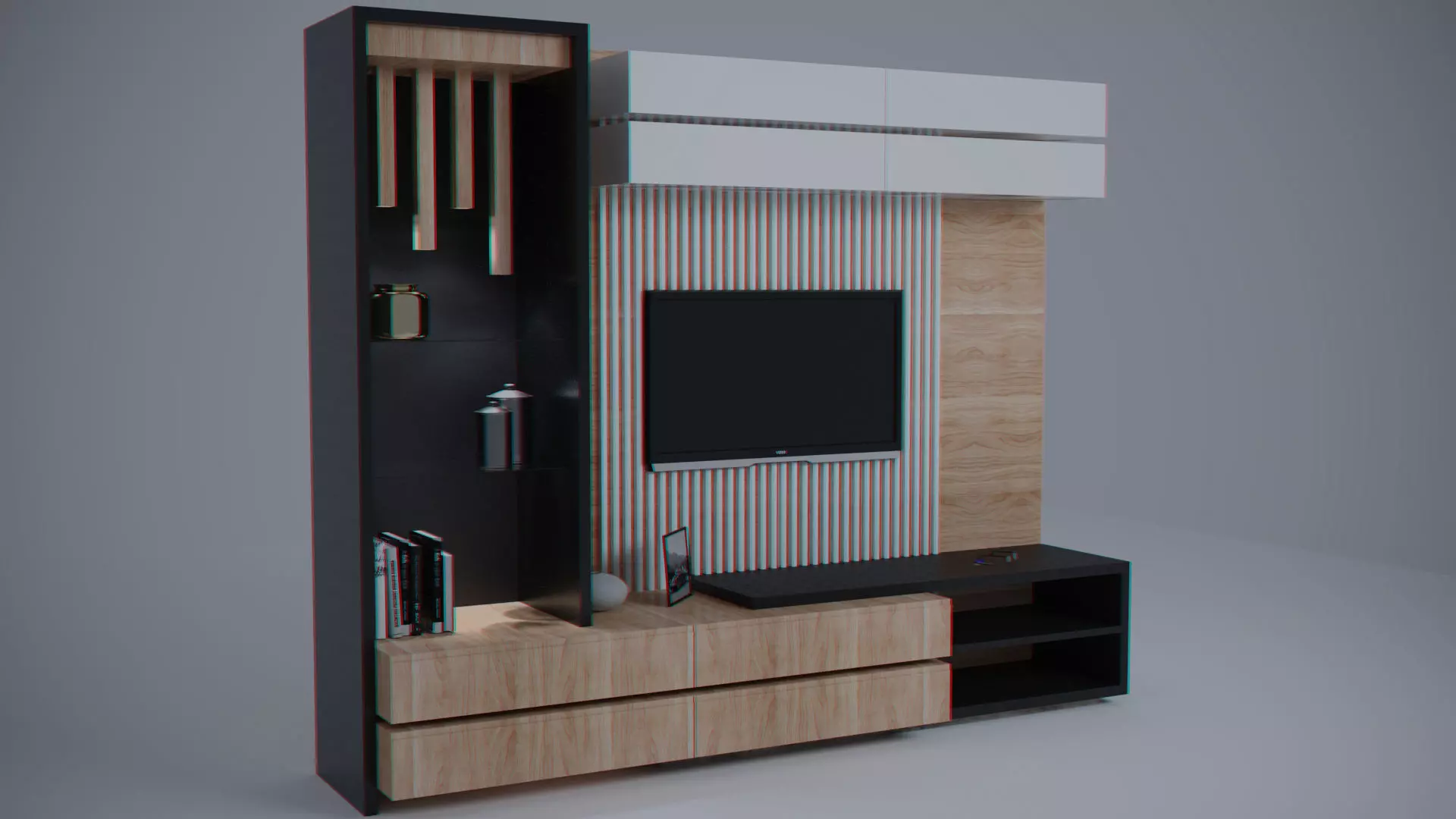 TV display cabinet Free 3D model