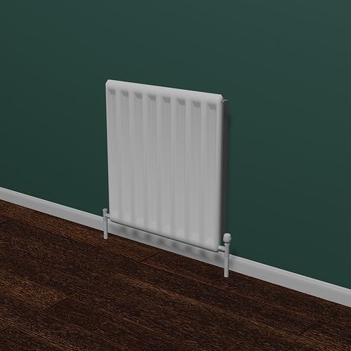 ANY SIZE RADIATOR - Geometry Nodes Low-poly 3D model