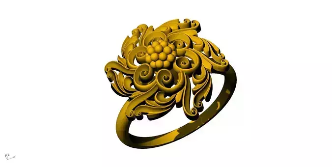 Womens Plain Ring 009