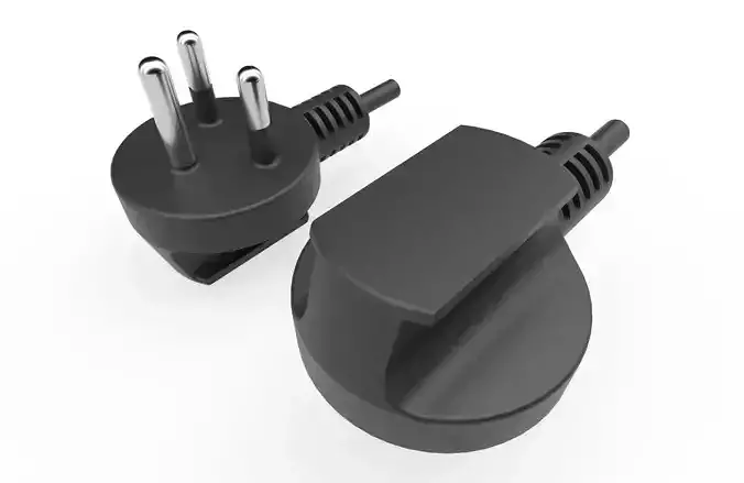 Electrical Plug Type 0 Black