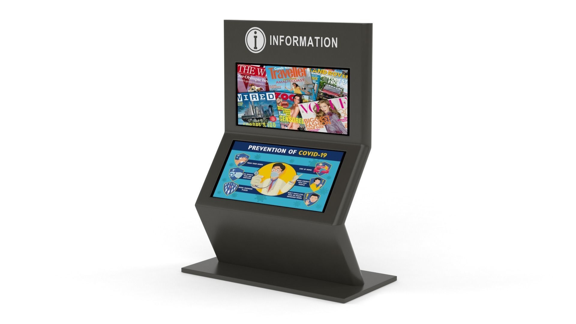 Information Kiosk 3D model_2