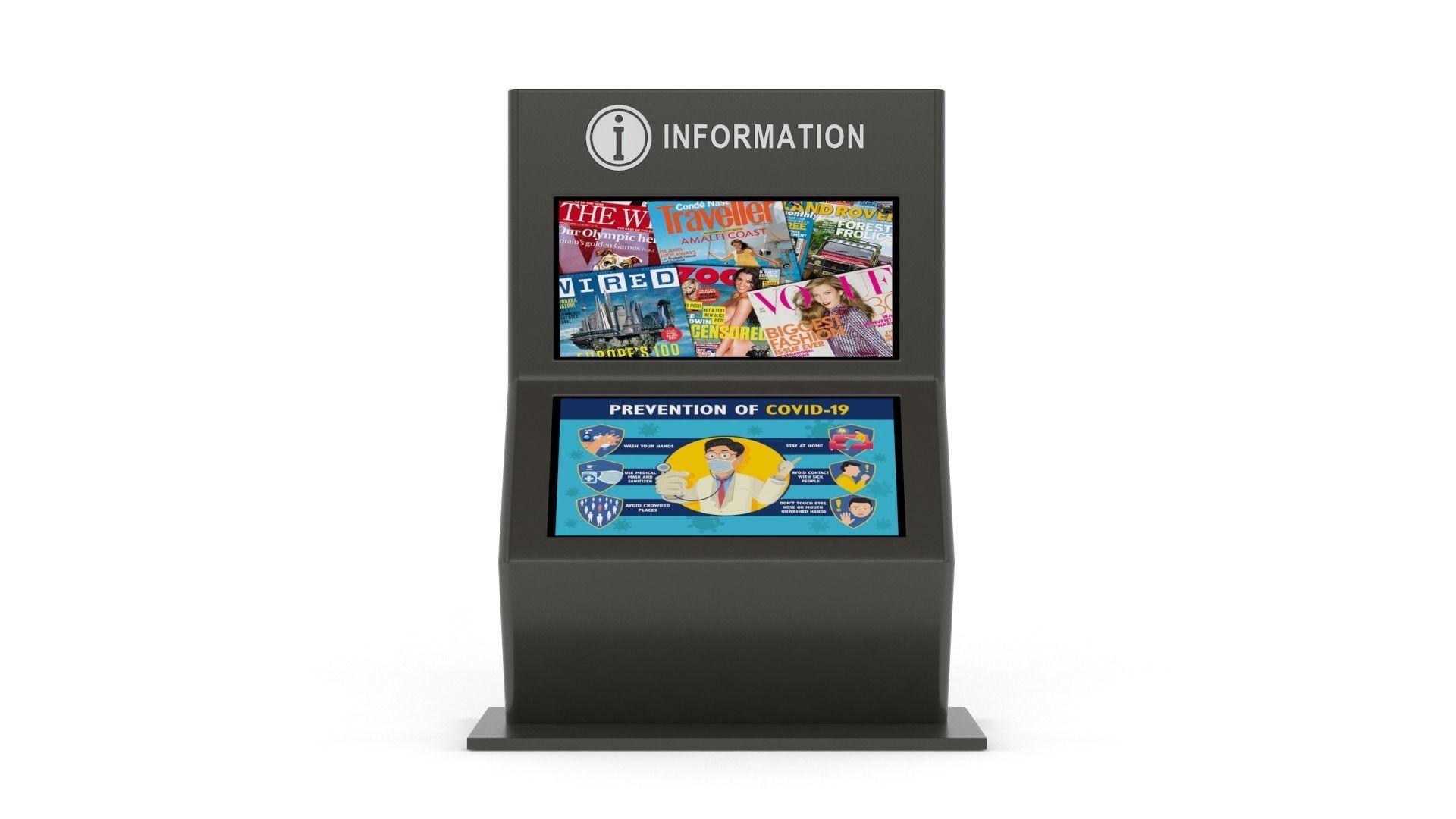 Information Kiosk 3D model_1
