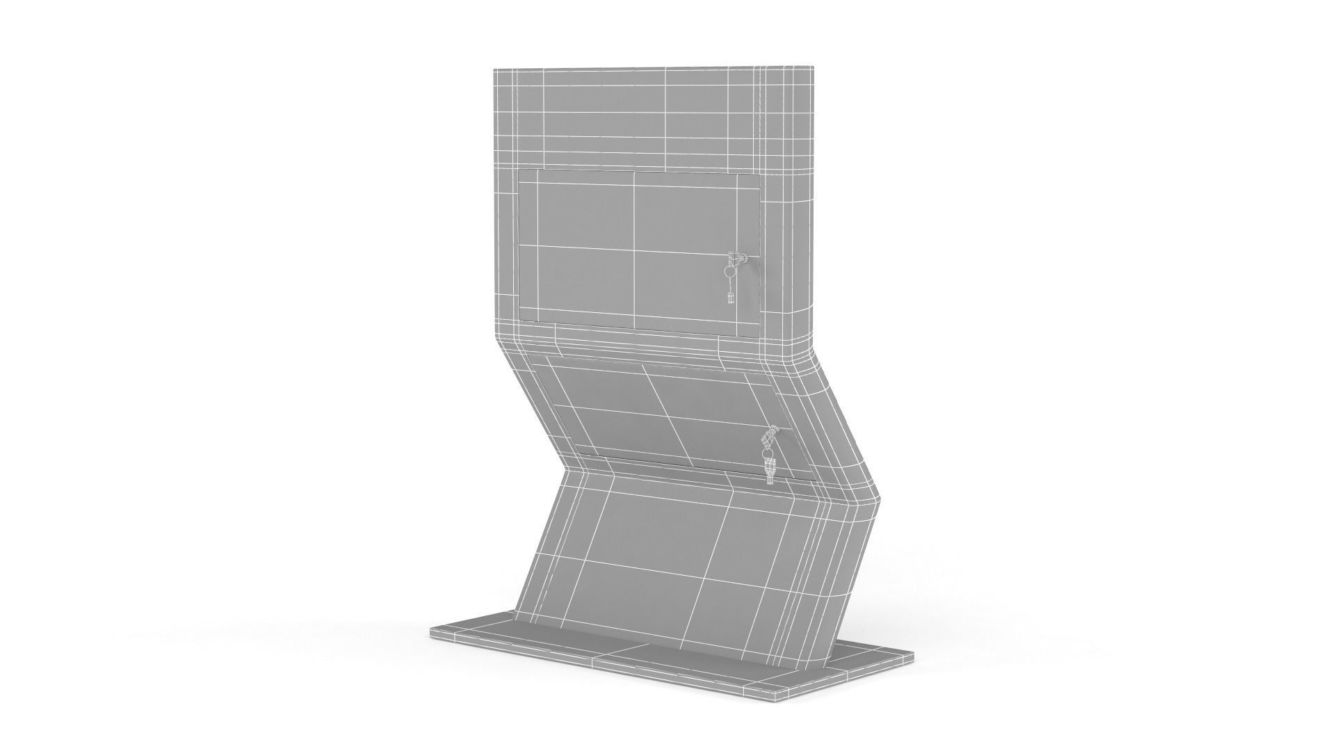 Information Kiosk 3D model_10