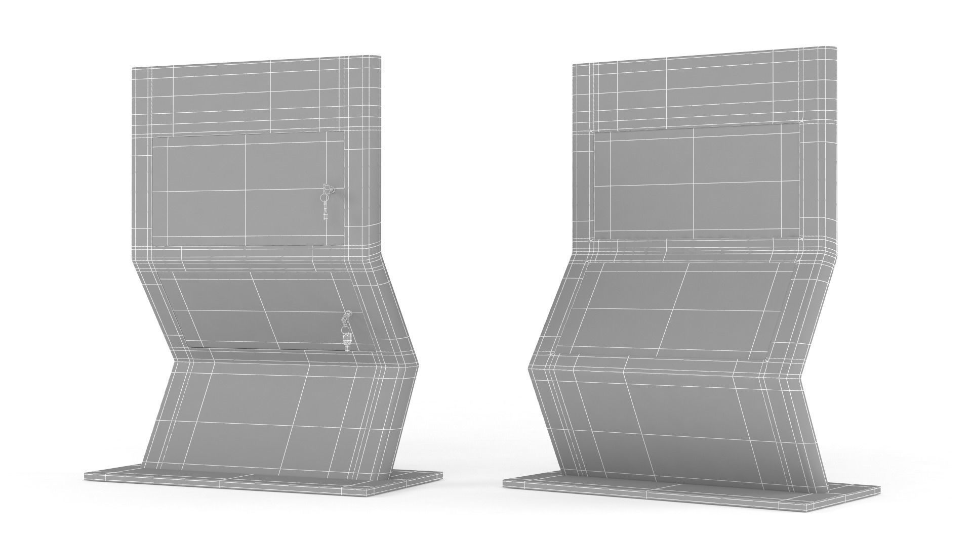 Information Kiosk 3D model_6