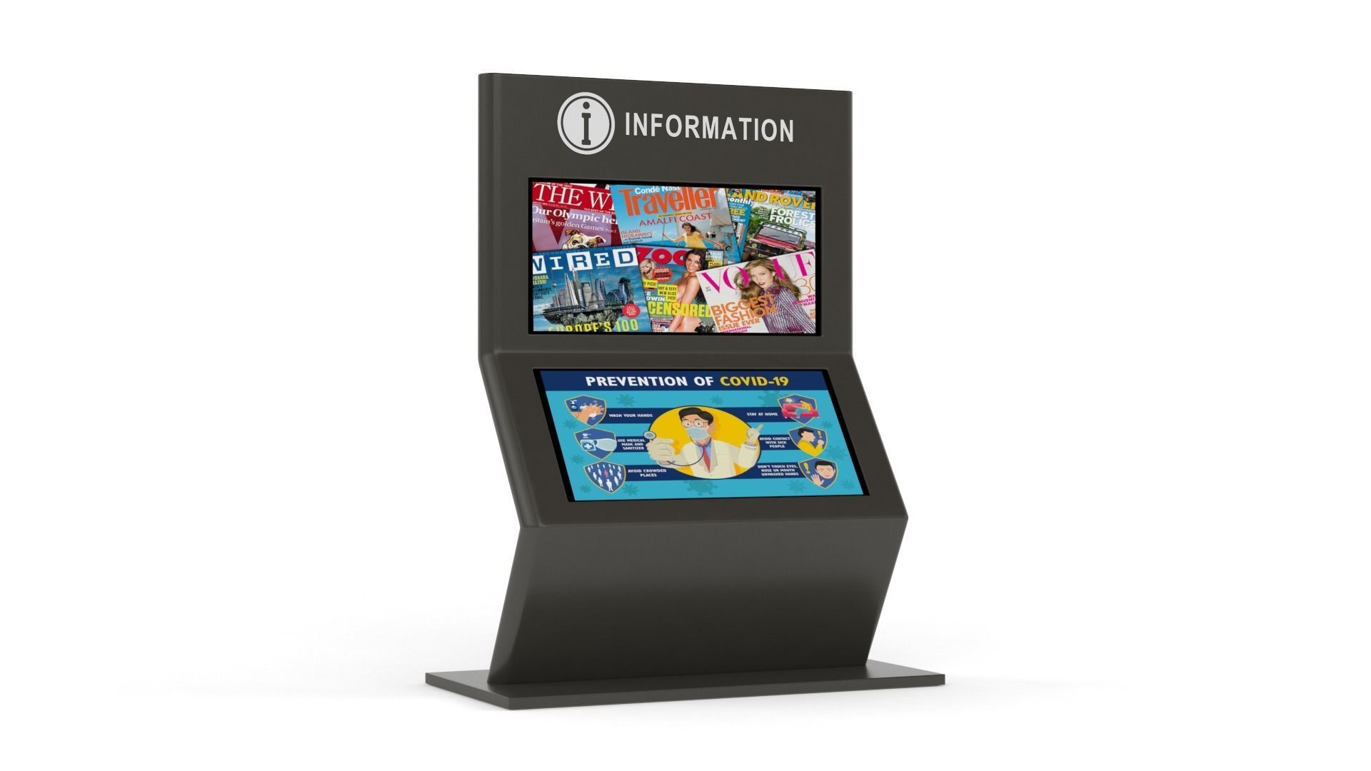 Information Kiosk 3D model_5
