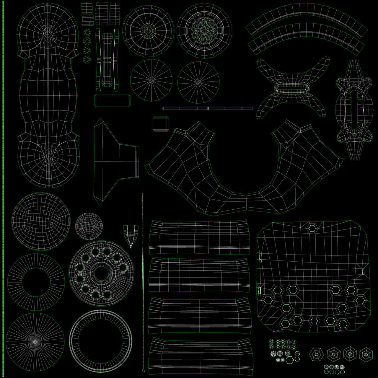Rotary Dial Phone 3D model_10
