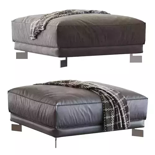 Ottoman Driade Bedda design Terry Dwan 3D model