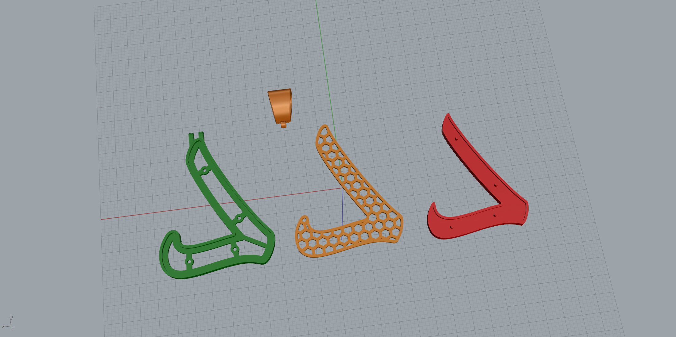 Pave Setting Font L 3D print model_11