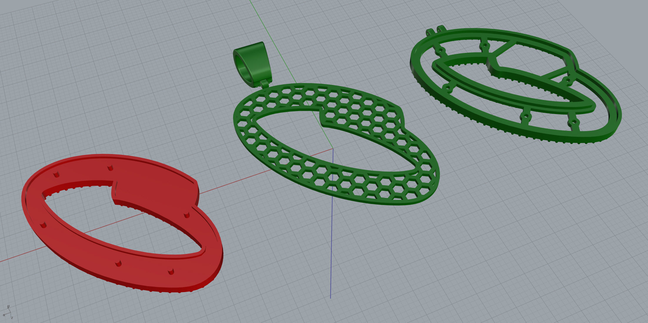 Pave Setting Font O 3D print model_11