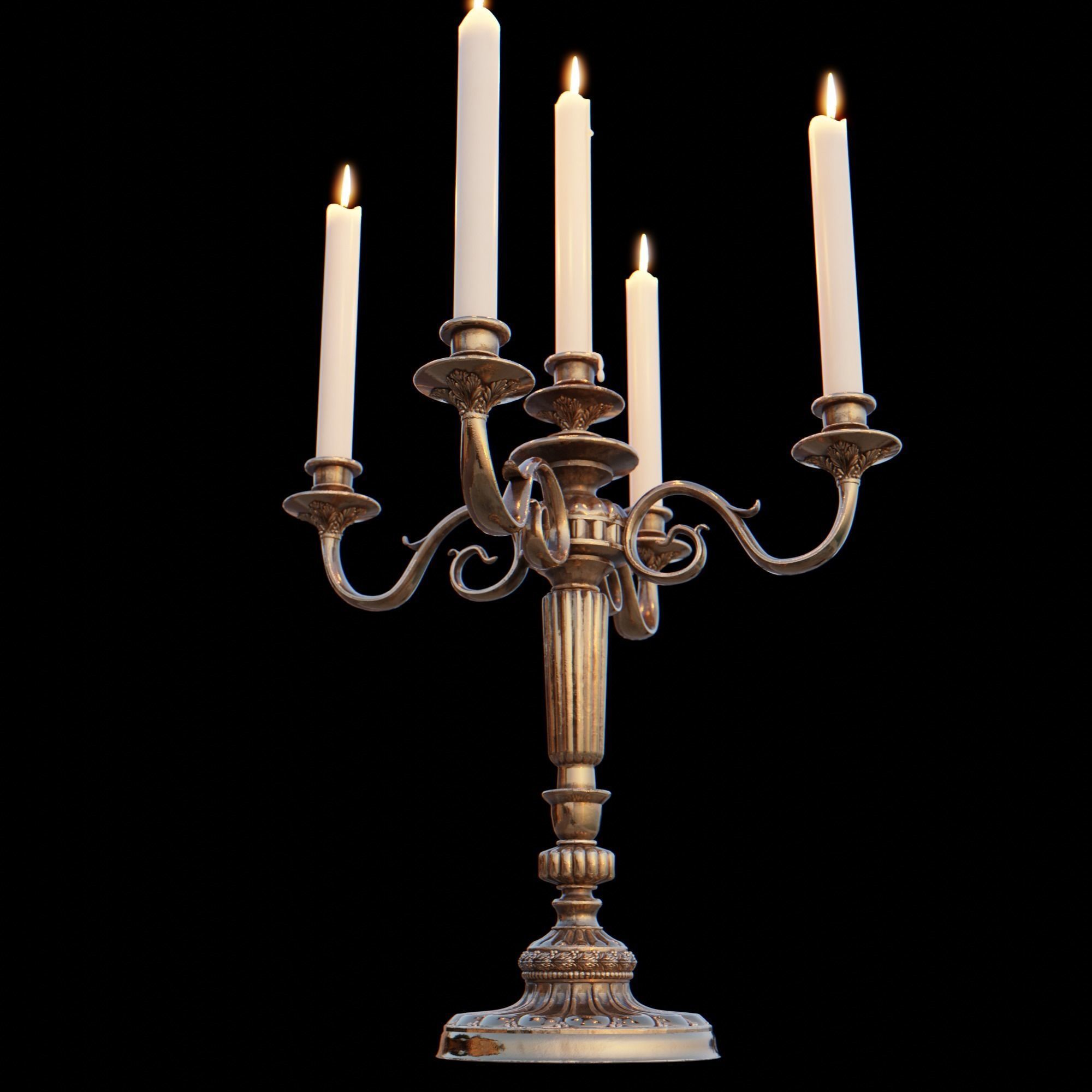 Candelabra Chandelier 3D model_27