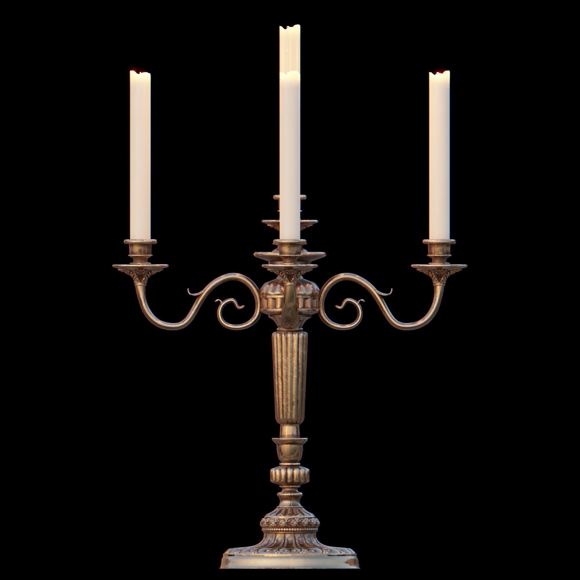 Candelabra Chandelier 3D model_19