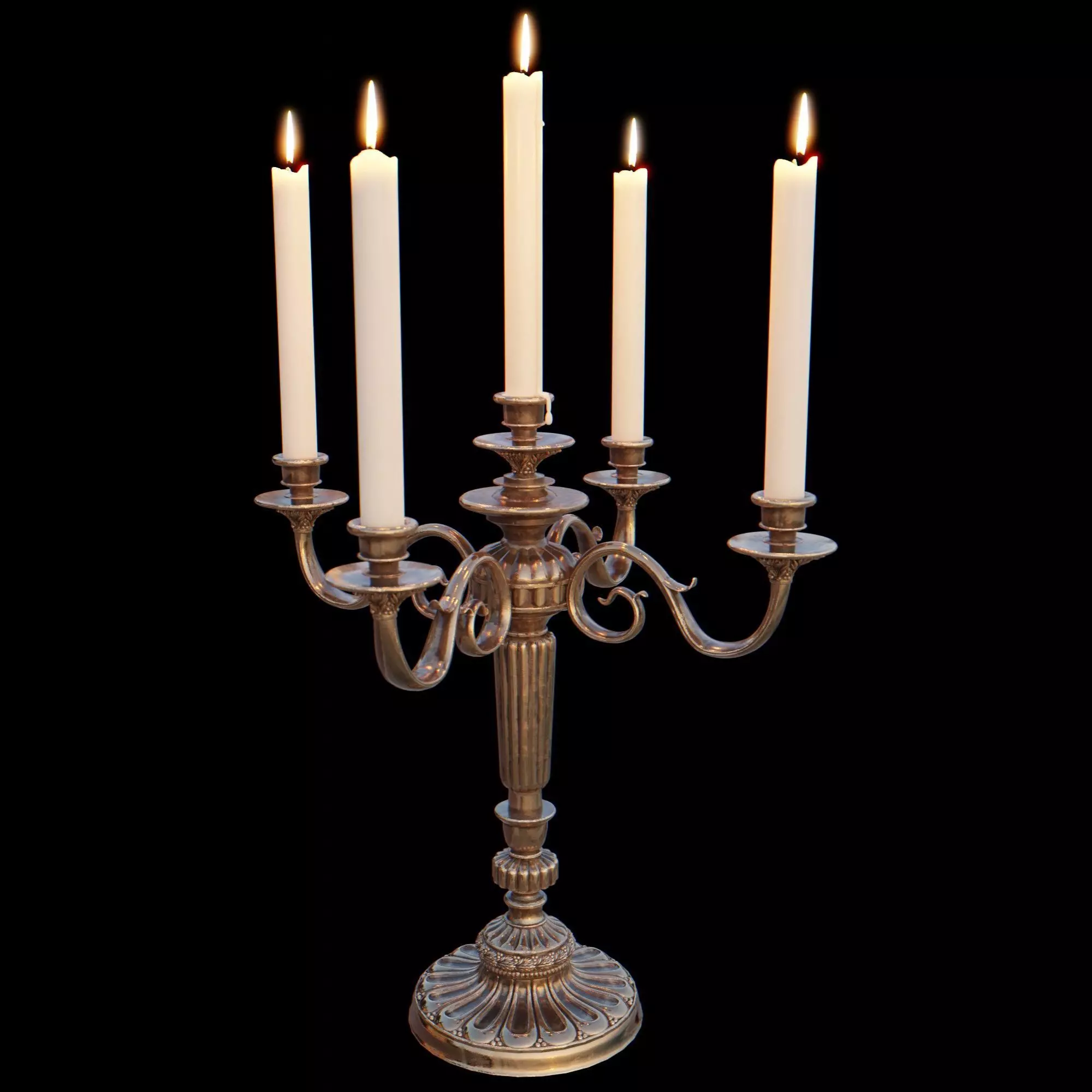 Candelabra Chandelier 3D model_0