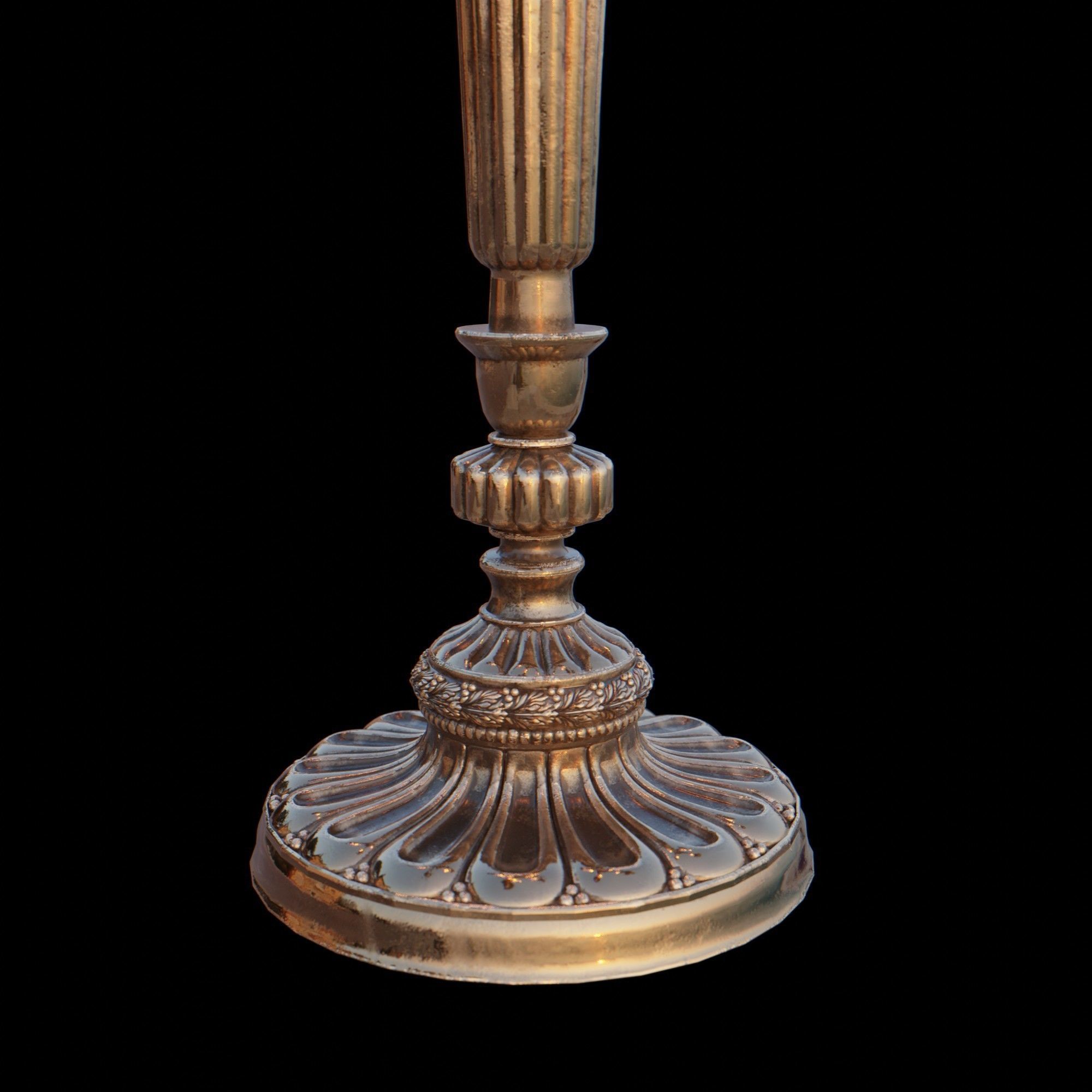 Candelabra Chandelier 3D model_3