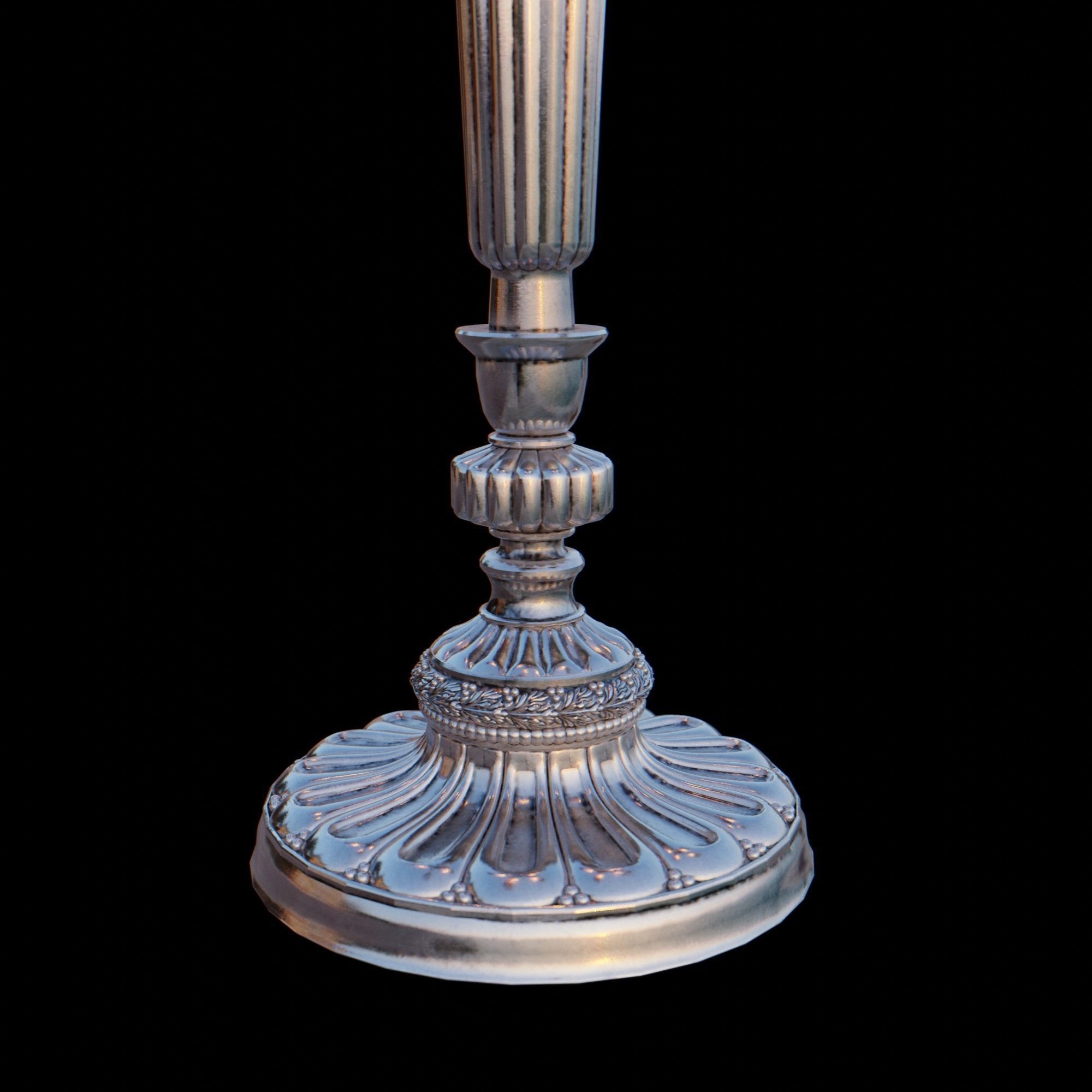 Candelabra Chandelier 3D model_4