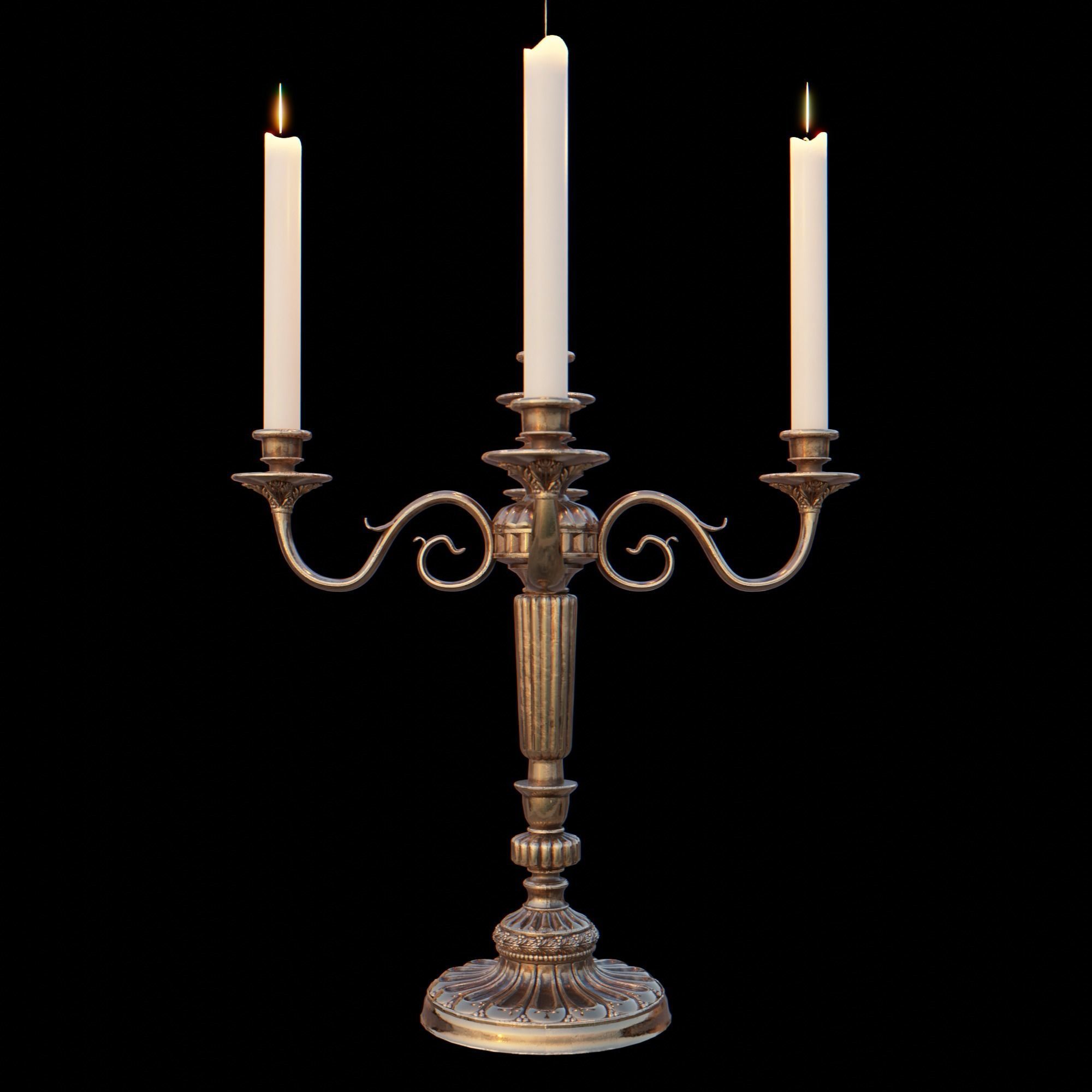 Candelabra Chandelier 3D model_7