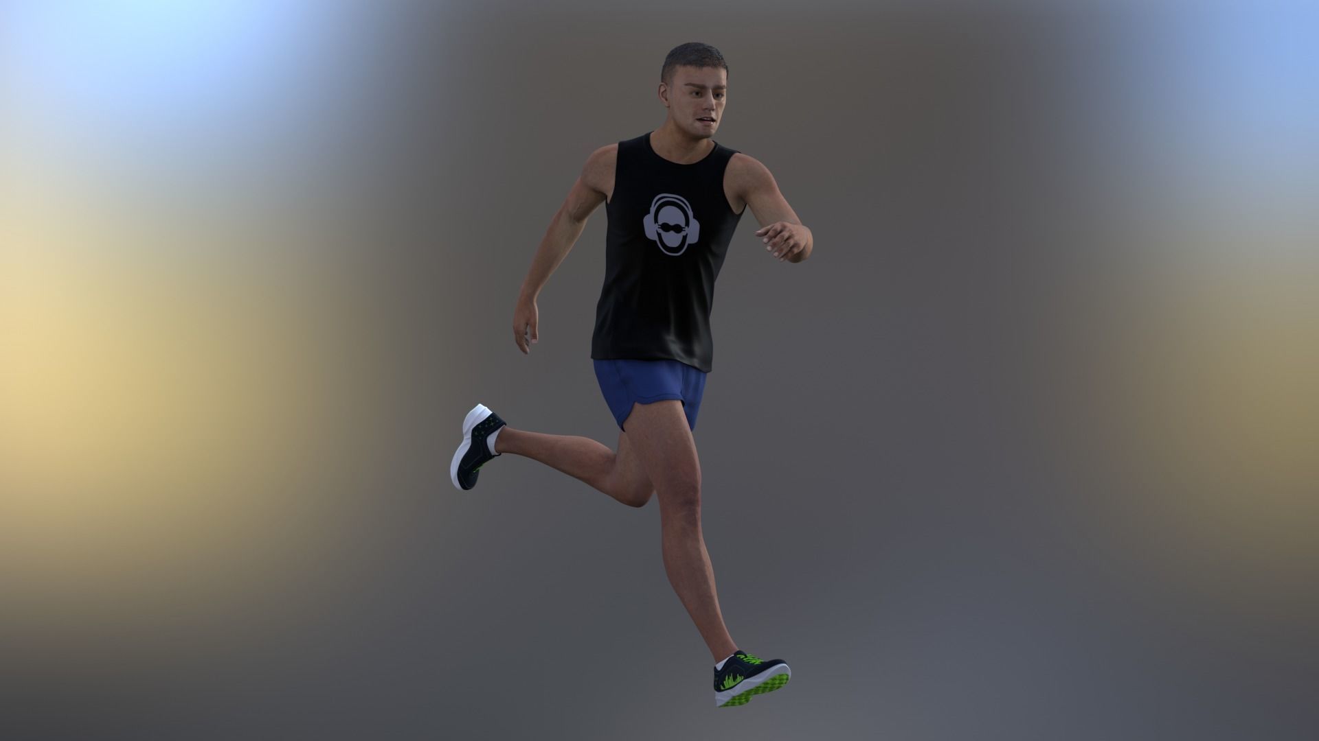 Metahuman 05 Soni Low-poly 3D model_8