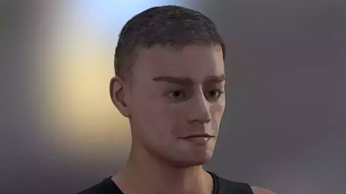 Metahuman 05 Soni Low-poly 3D model