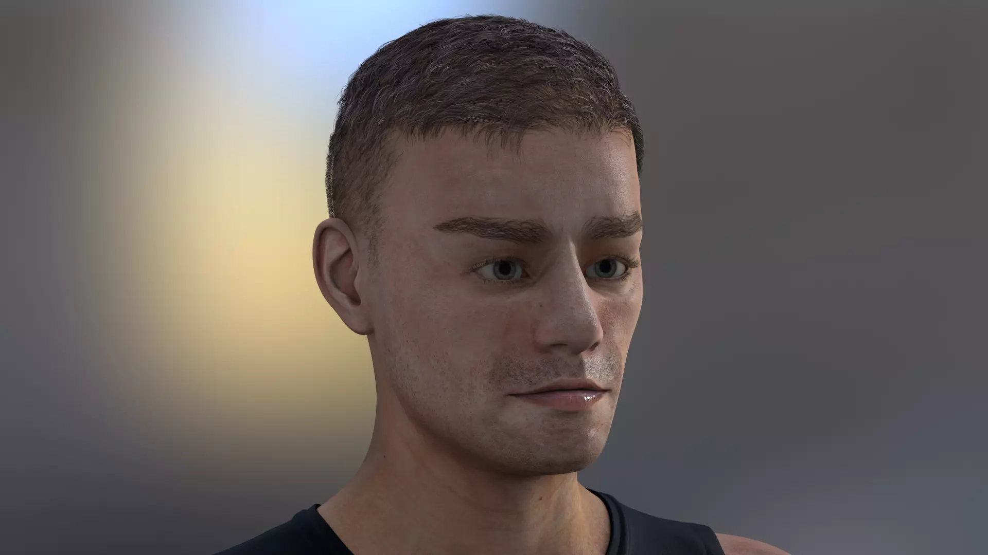 Metahuman 05 Soni Low-poly 3D model_0