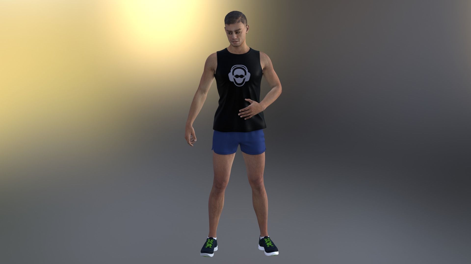 Metahuman 05 Soni Low-poly 3D model_21