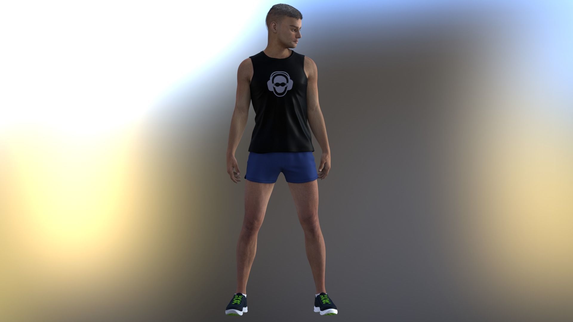 Metahuman 05 Soni Low-poly 3D model_15