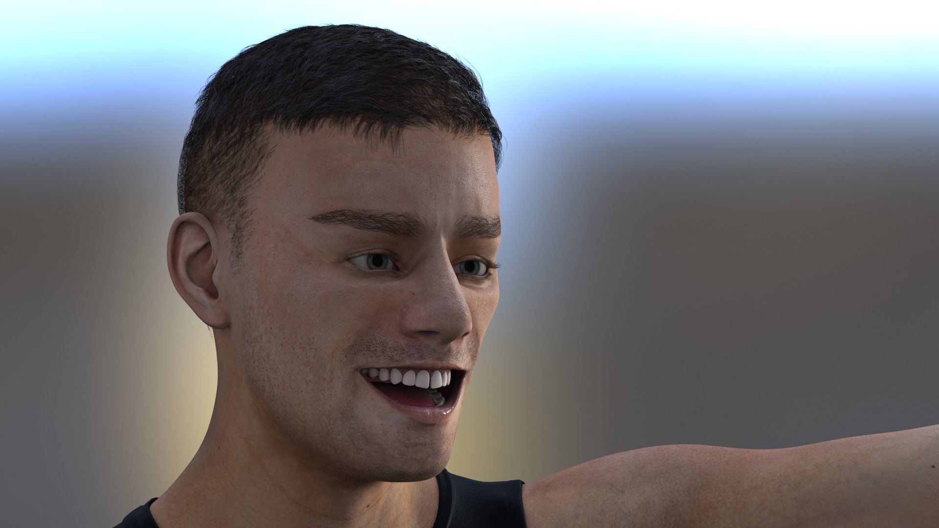 Metahuman 05 Soni Low-poly 3D model_22