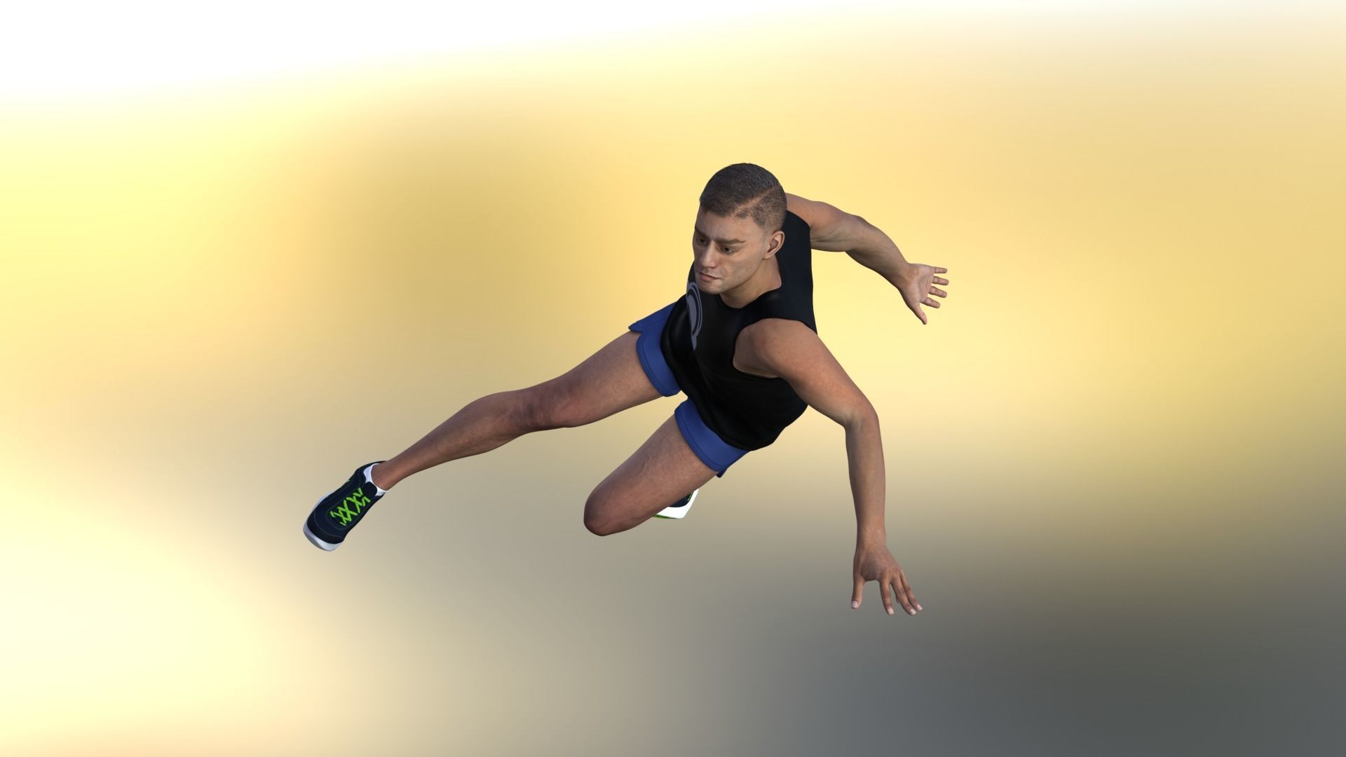 Metahuman 05 Soni Low-poly 3D model_16