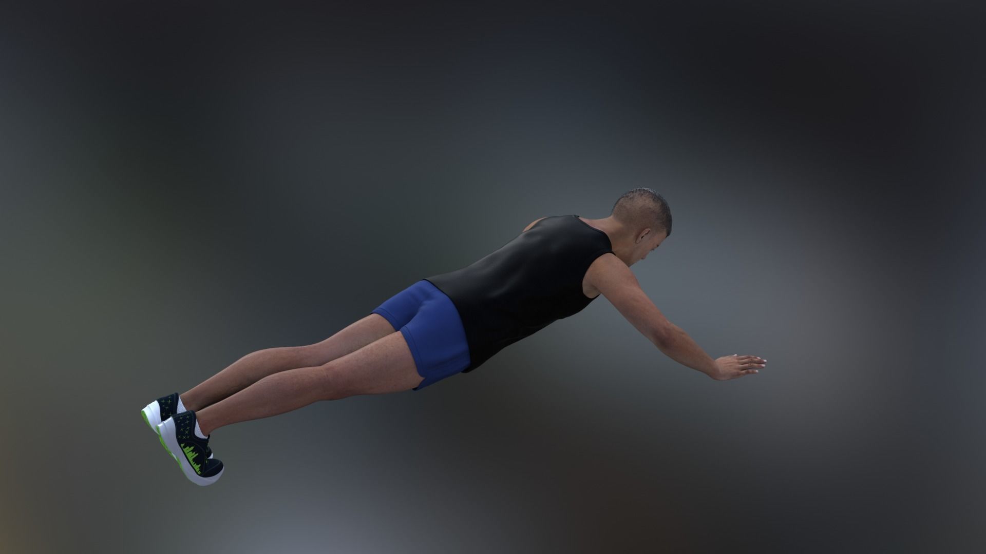 Metahuman 05 Soni Low-poly 3D model_12