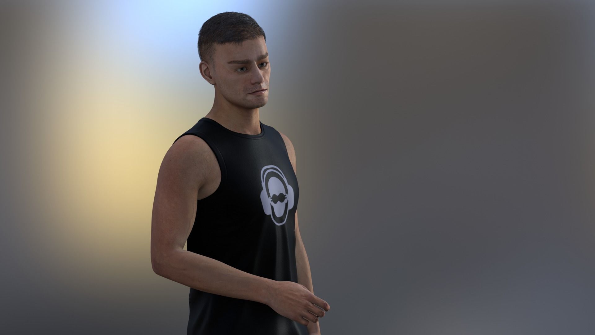 Metahuman 05 Soni Low-poly 3D model_11