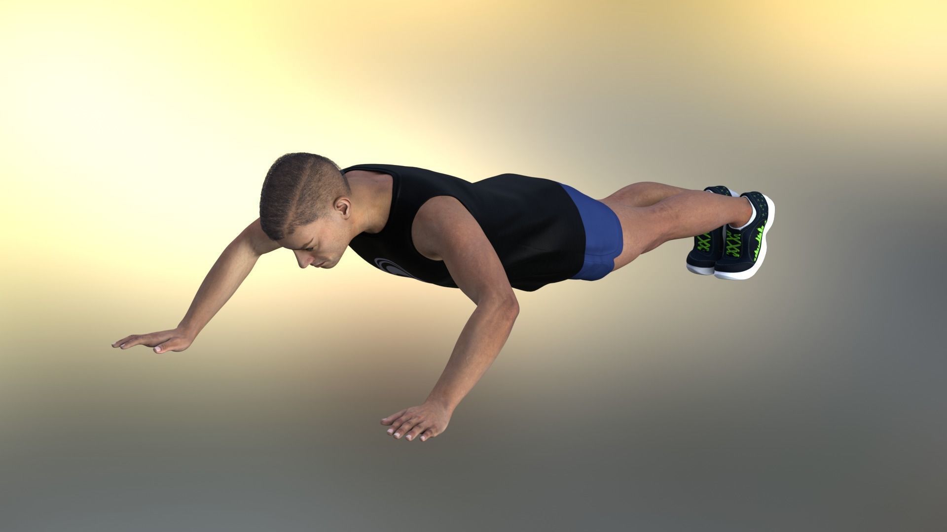 Metahuman 05 Soni Low-poly 3D model_13