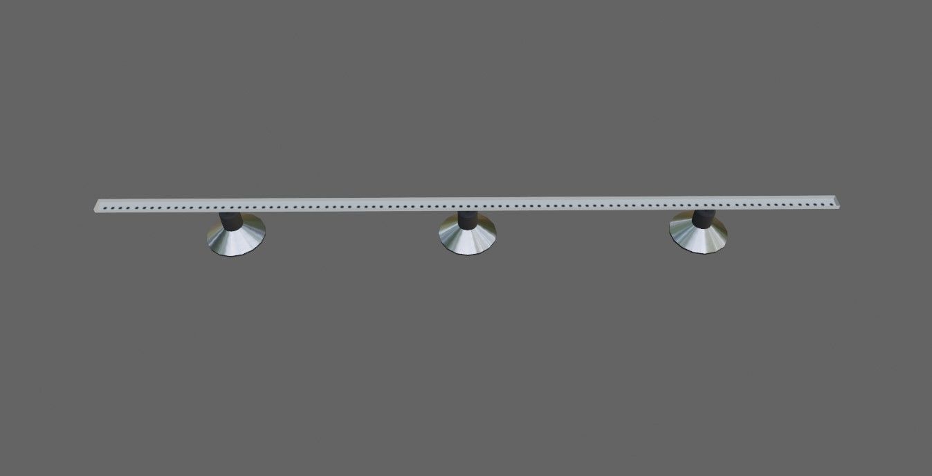 Industrial Lamps - Lights for Warehouse - Lampadas Low-poly 3D model_9