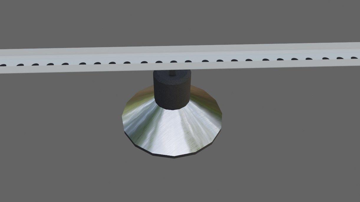 Industrial Lamps - Lights for Warehouse - Lampadas Low-poly 3D model_10