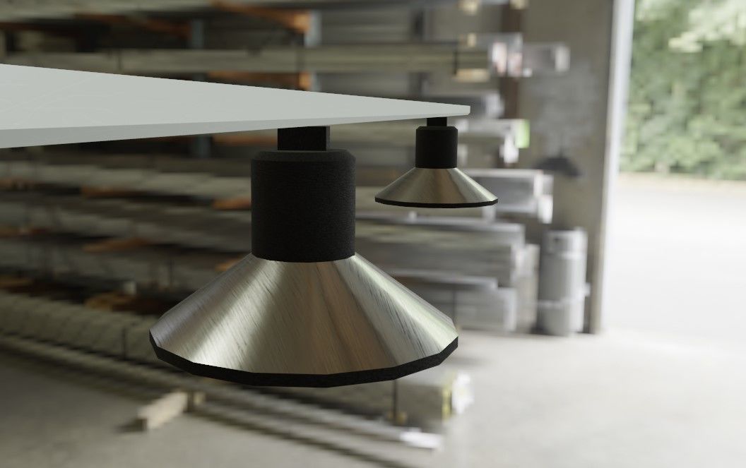 Industrial Lamps - Lights for Warehouse - Lampadas Low-poly 3D model_4