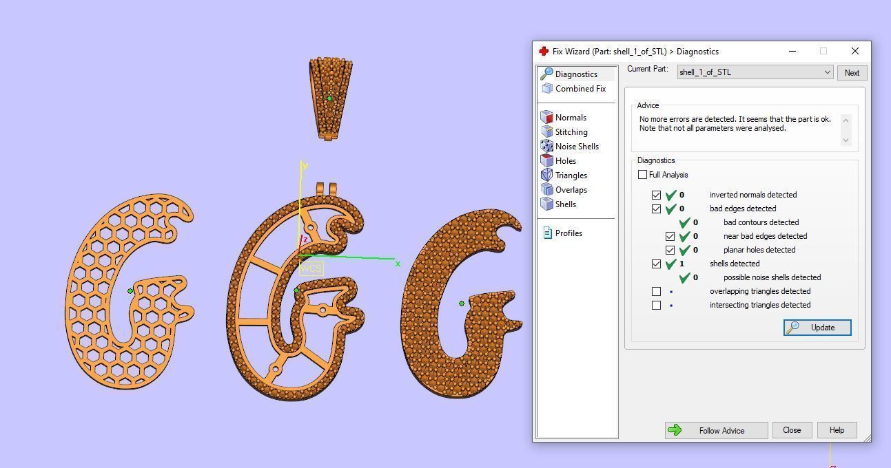 Drip Font G 3D print model_2