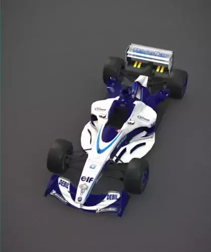 F-1 Race car Free 3D model