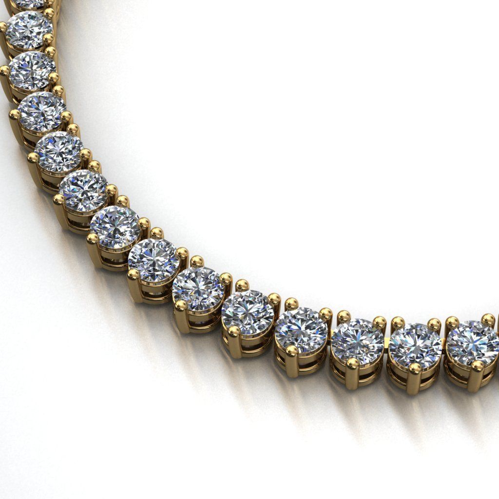 TENNIS CHAIN FOR NECKLACE 3D print model_2