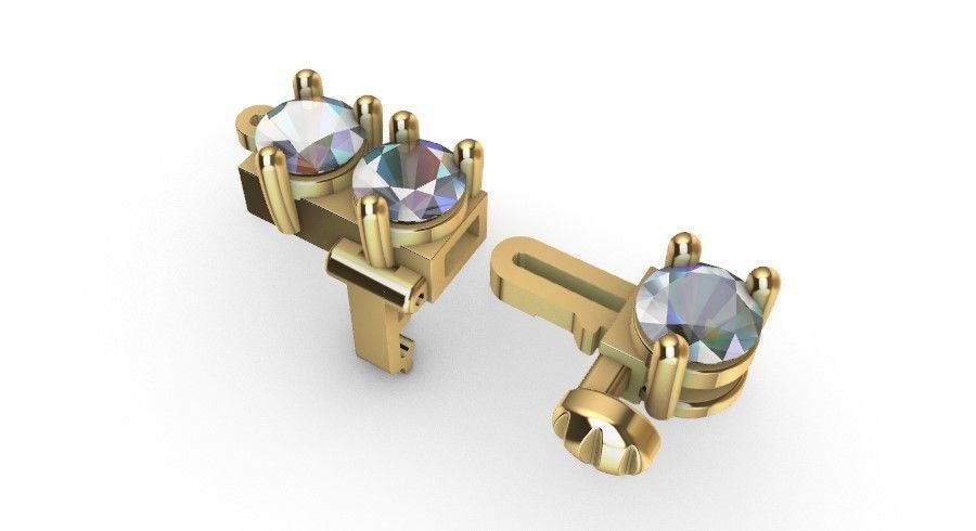 TENNIS CHAIN FOR NECKLACE 3D print model_15