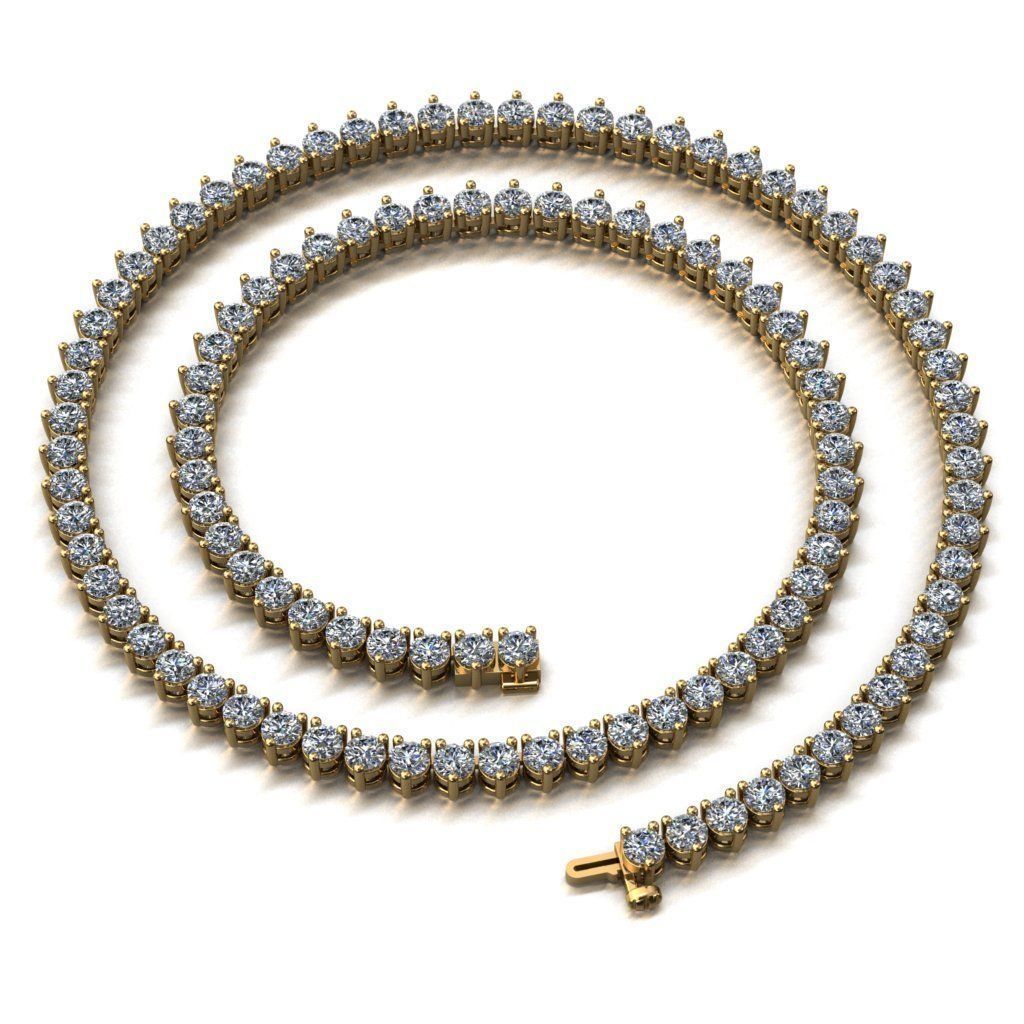TENNIS CHAIN FOR NECKLACE 3D print model_1