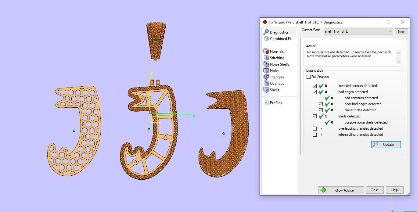 Drip Font J 3D print model_2