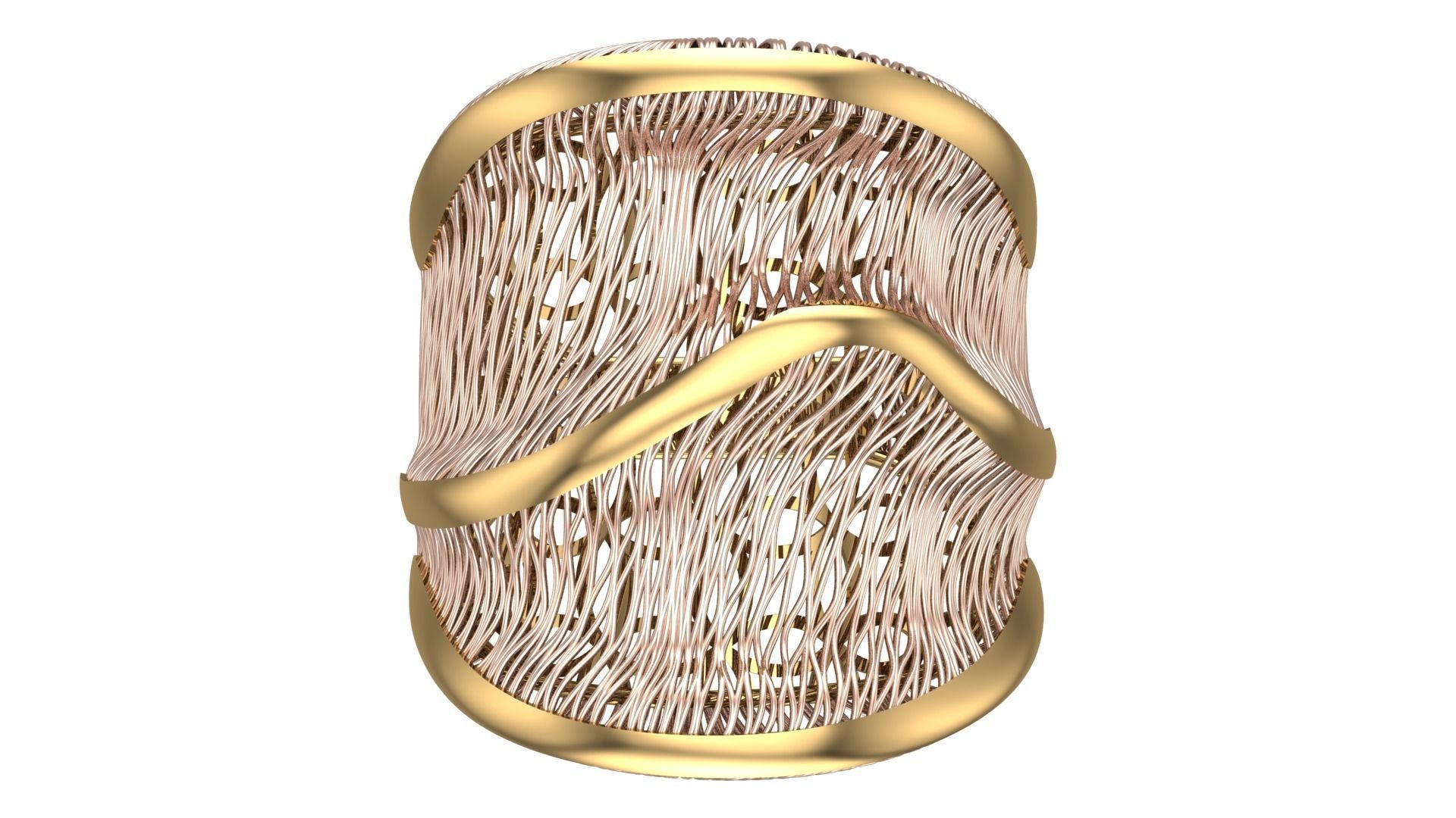 fusion ring 3dm and stl files are machine ready R10 3D print model_1