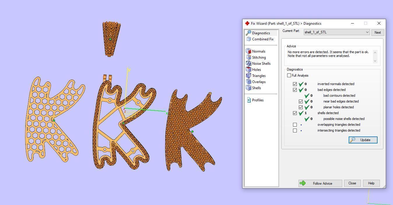Drip Font  K 3D print model_2