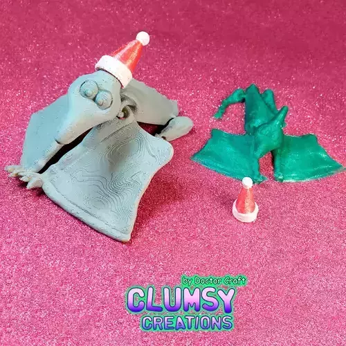 CLUMSY FLEXI PTERODACTYLUS 3D print model